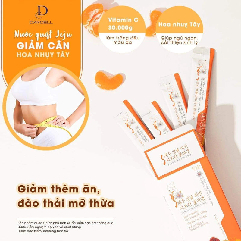 Nước Quýt Jeju Giảm Cân Nhuỵ Hoa Nghệ Tây
