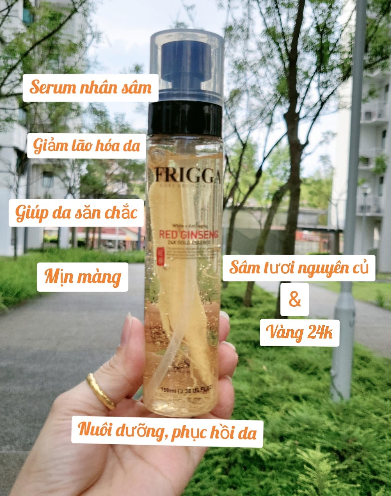 Tinh Chất Dưỡng Da FRIGGA Red Ginseng 24K Gold Essence