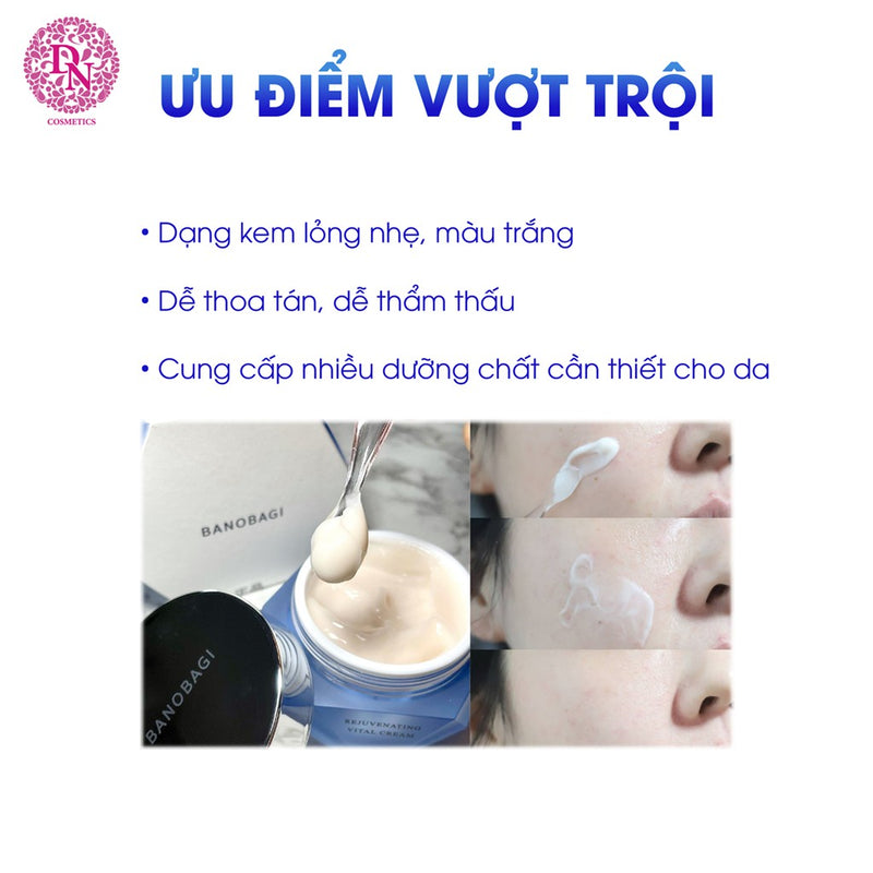 Kem Dưỡng Tái Tạo Trẻ hóa Da Banobagi Rejuvenating Vital Cream 50ml