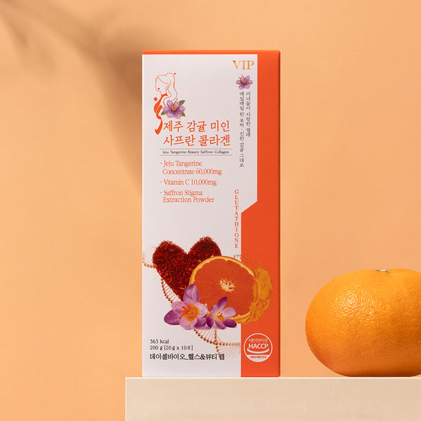 Nước Quýt Jeju Giảm Cân Nhuỵ Hoa Nghệ Tây