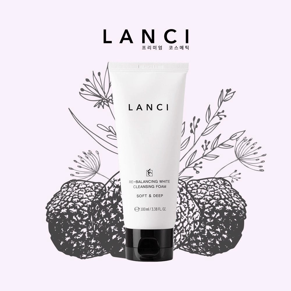 Sữa Rửa Mặt LANCI Re-Balancing White Cleansing Foam