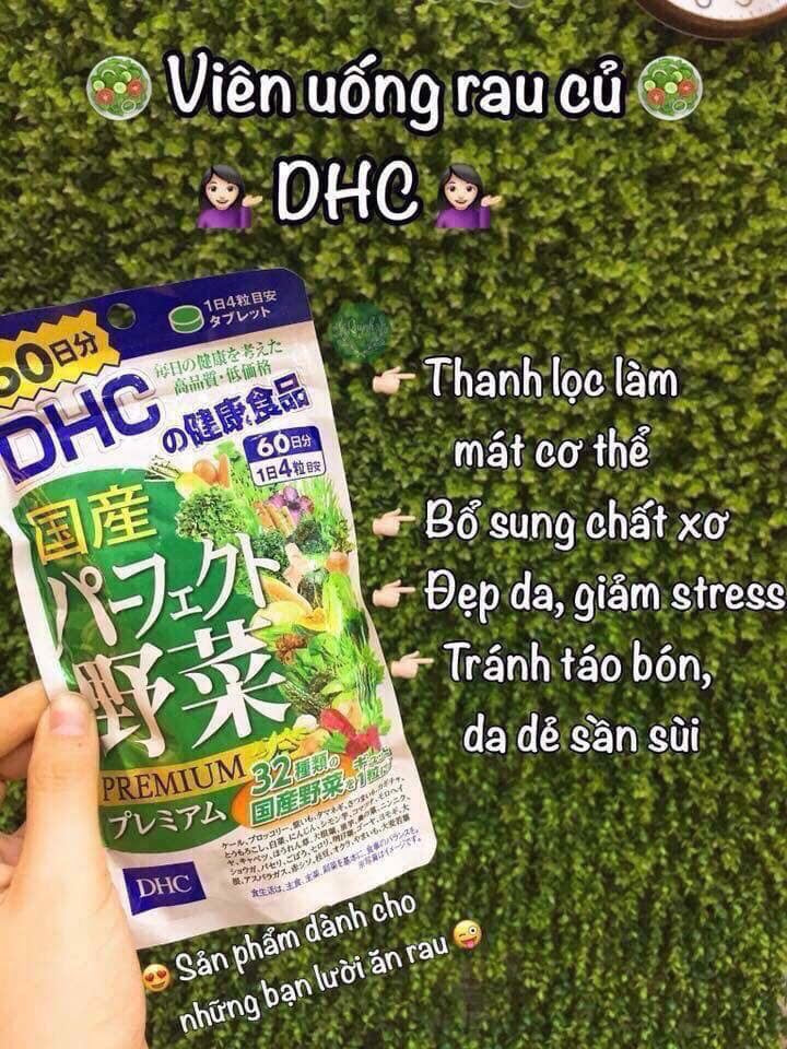 Viên Uống Rau Củ DHC Perfect Vegetable Premium Japanese Harvest