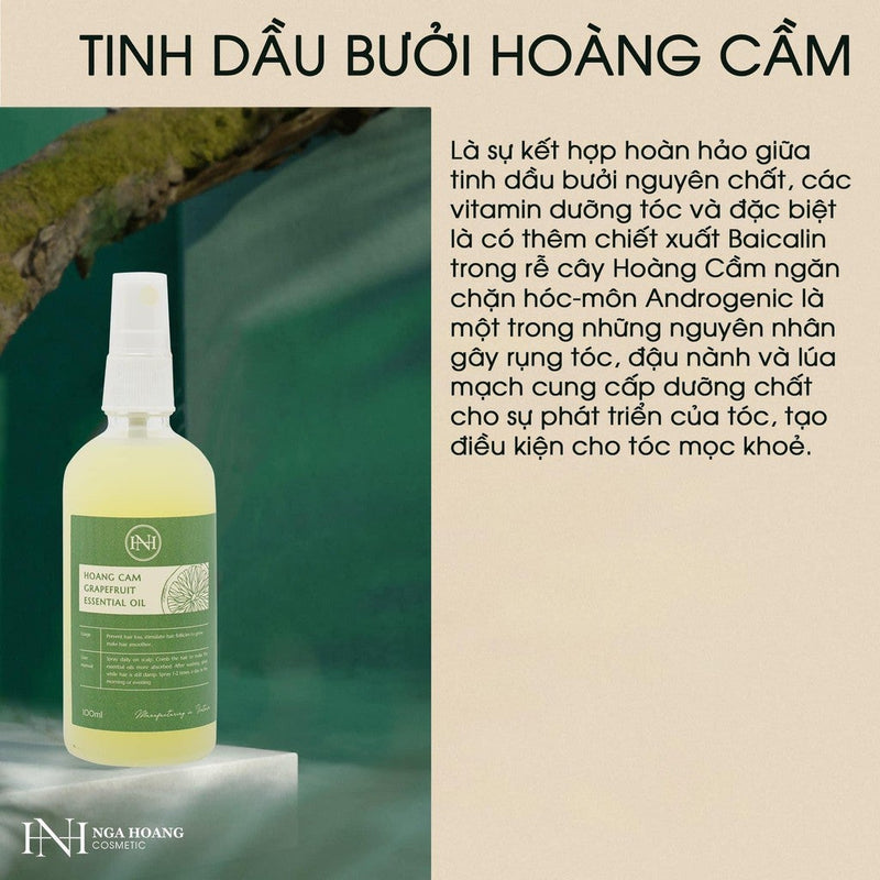 Hair Growth Grapefruit Essential Oil Hoang Cam