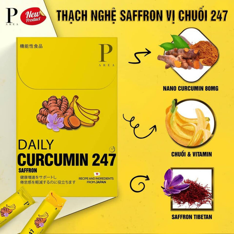 Thạch Nghệ Daily Curcumin 247 Saffron