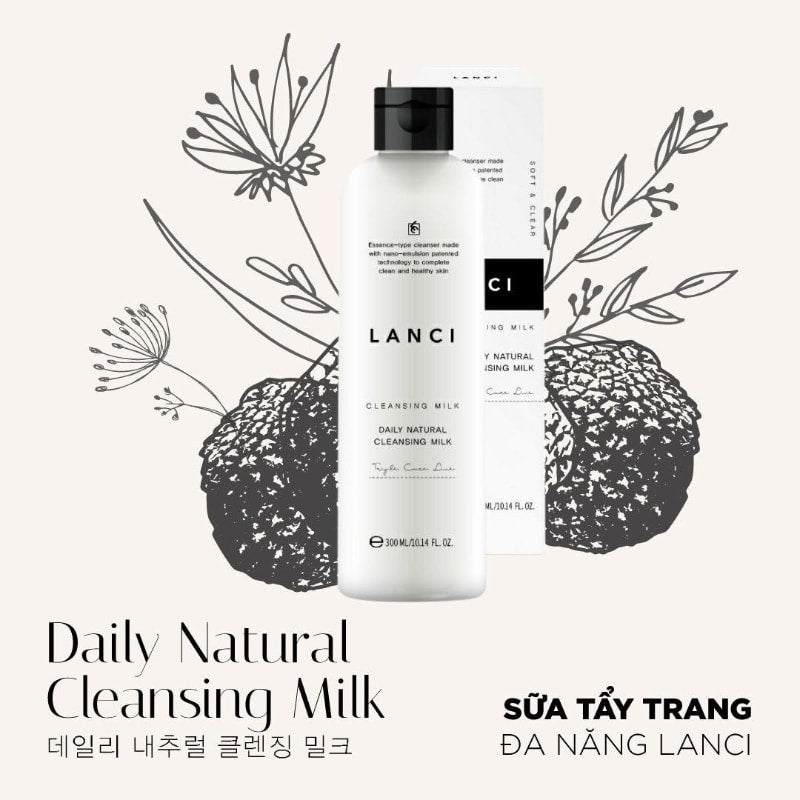 Sữa Tẩy Trang Lanci Daily Natural Cleansing Milk
