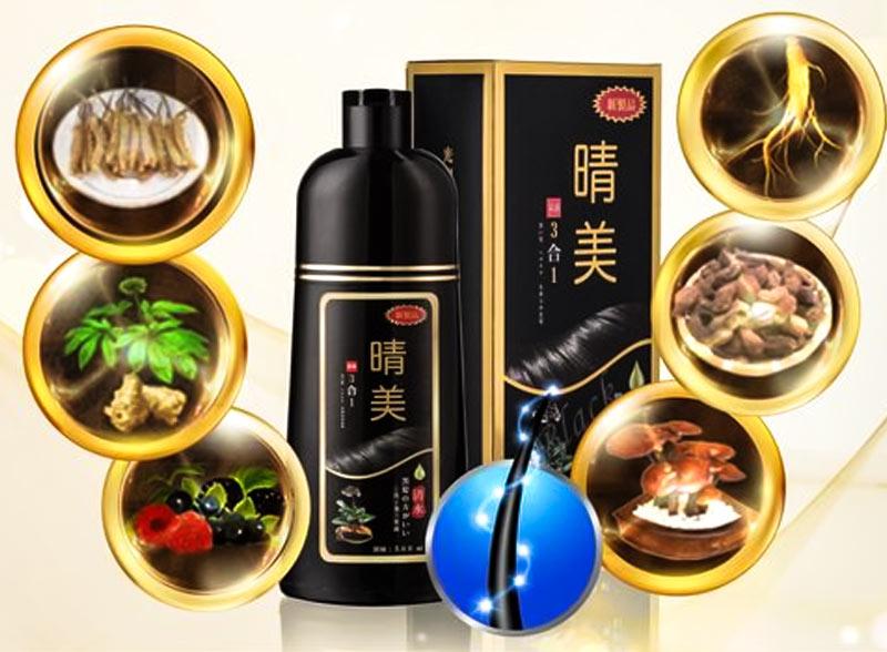 KOMI  Hair Dye Color Shampoo Beauty Nourishes Long Lasting Care