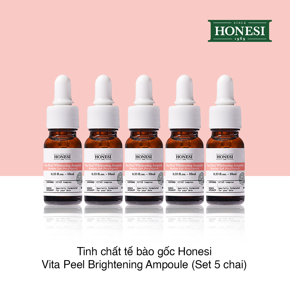 Tinh Chất Tế Bào Gốc HONESI Vita Peel Brightening Ampoule Set 