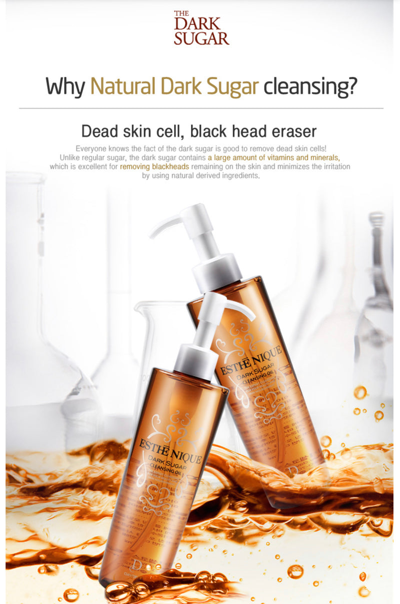 Dầu Tẩy Trang Đường Đen DAYCELL ESTHENIQUE Dark Sugar Cleansing Oil 197ML - Vt Glamour