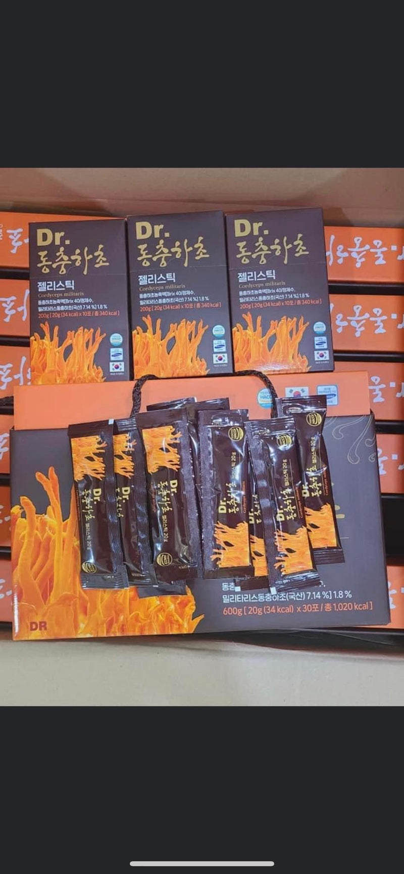 Dr. 동충하초 소 젤리스틱 Cordyceps Militaris Jelly