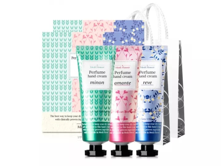 MediFlower Perfume Hand Cream Set of 3
