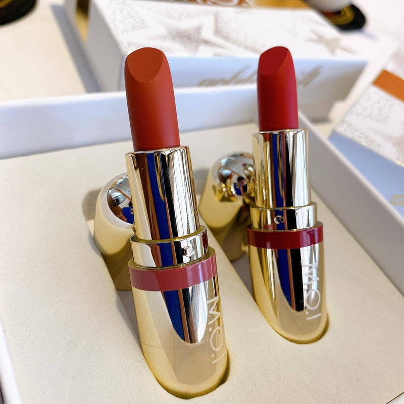 M.O.I Golden Gift Mini Matte Lipstick Set of 2