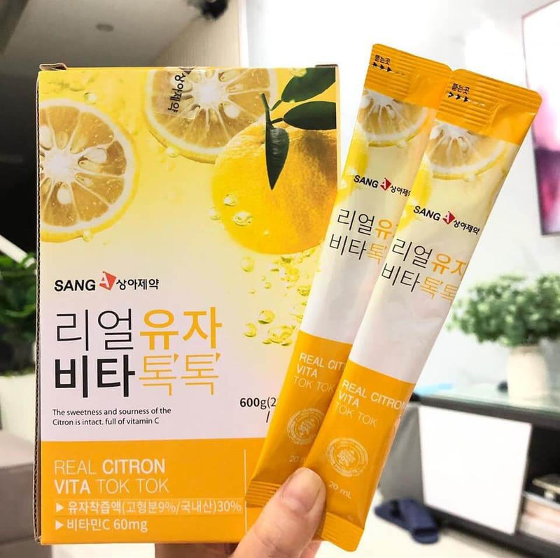 Nước Ép Chanh SangA Real Citron Vita Tok Tok