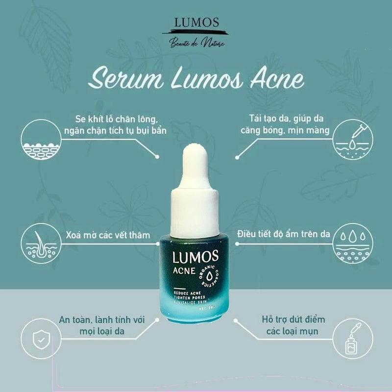 Lumos Acne Reduce Acne Tighten Pores Revitalize Skin Serum