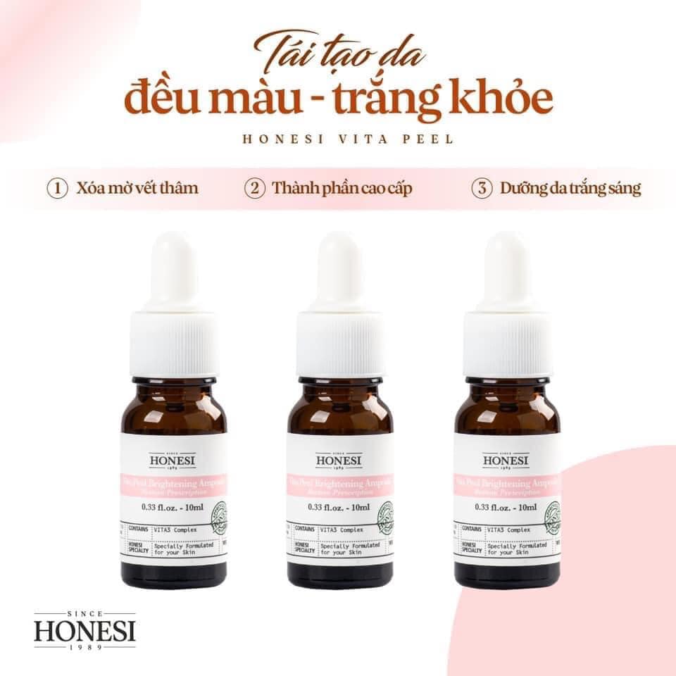 Tinh Chất Tế Bào Gốc HONESI Vita Peel Brightening Ampoule Set