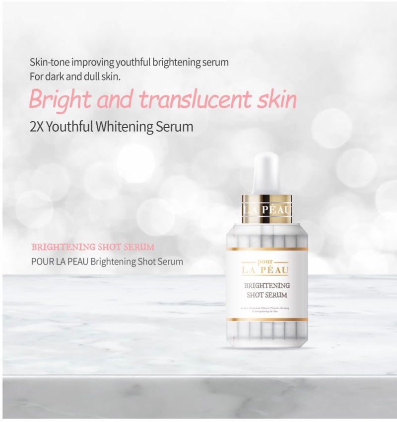 POUR LA PEAU BRIGHTENING SHOT SERUM 30ML / 1.01FL.OZ
