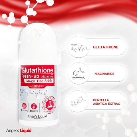 Lăn khử mùi Glutathione Fresh Up Whitening Angel’s Liquid 60ml - Vt Glamour
