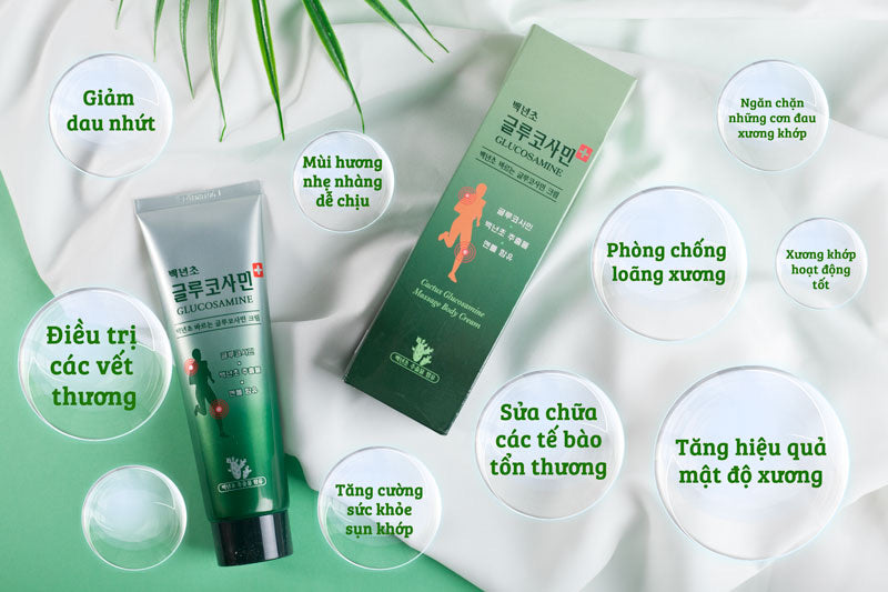 Dầu Lạnh Xoa Bóp  Glucosamine Hàn Quốc, Tuýp 150ml