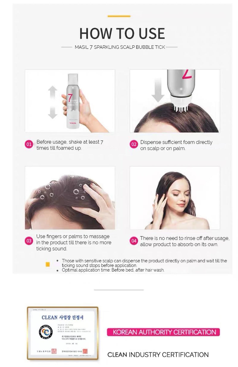 Masil 7 sparkling scalp bubble tick - Vt Glamour