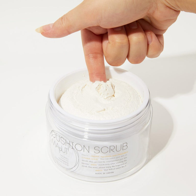 MAPUTI Cushion Scrub Tẩy Da Chết Ủ Trắng Mặt và Toàn Thân