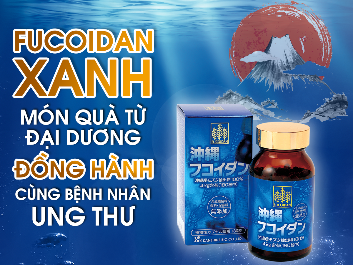 Viên Uống Okinawa Fucoidan Xanh ( 180 viên )