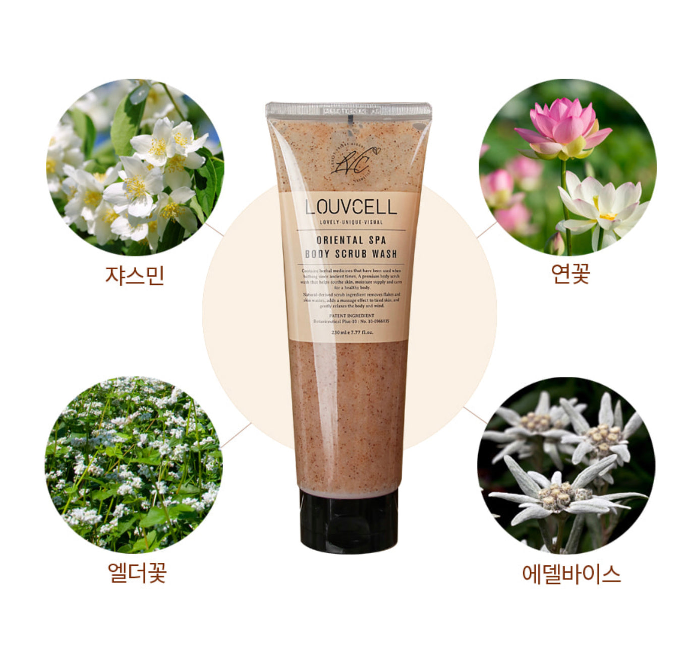 Tẩy Tế Bào Chết Toàn Thân LOUVCELL Orental Spa Body Scrub Wash