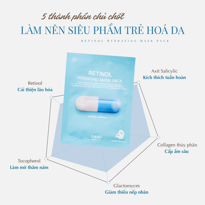 DR4U Retinol Hydrating Mask Pack