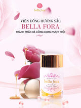 Viên uống tinh chất hoa hồng Bella Fora