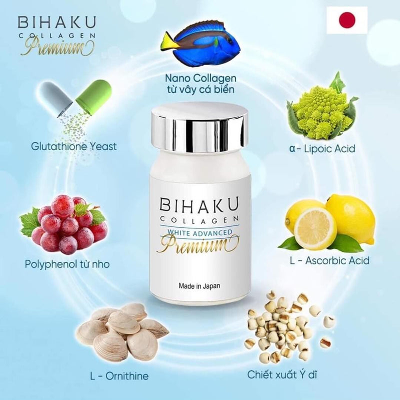 BIHAKU Premium Collagen Japan
