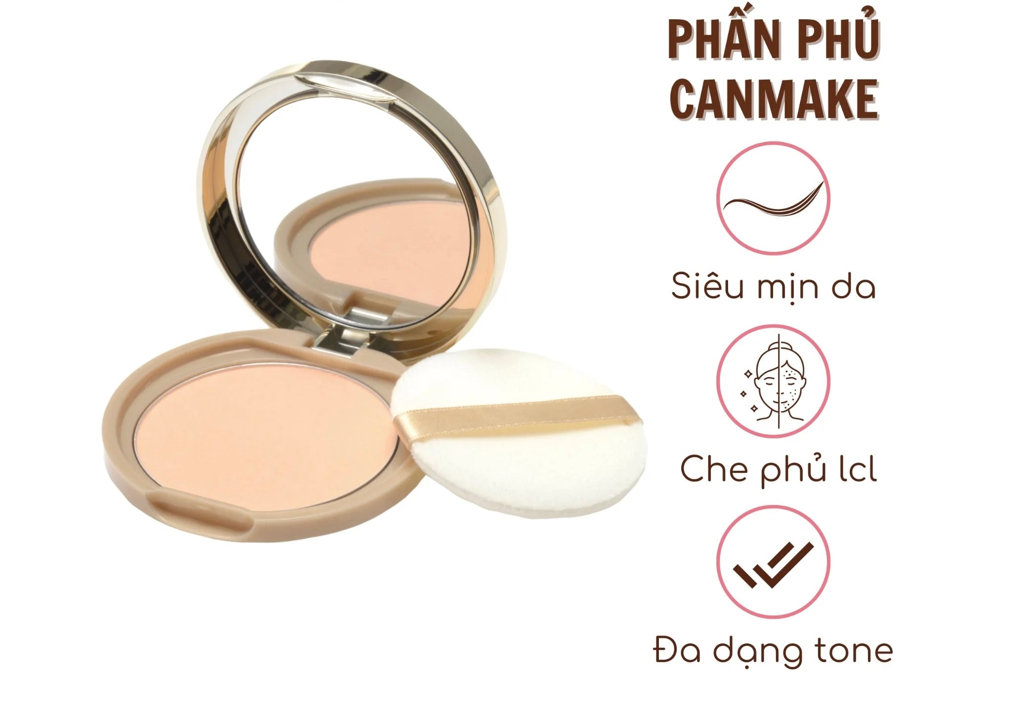 Phấn Phủ CANMAKE Marshmallow Finish Powder