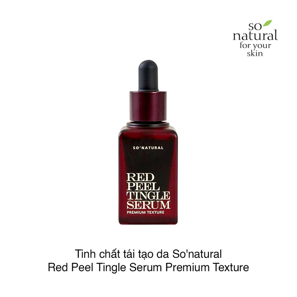 So’Natural Red Peel Tingle Serum Premium Texture