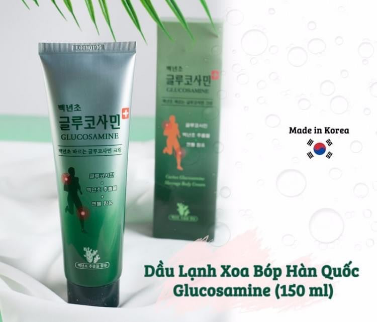 Dầu Lạnh Glucosamine Hàn Quốc, Tuýp 150ml 