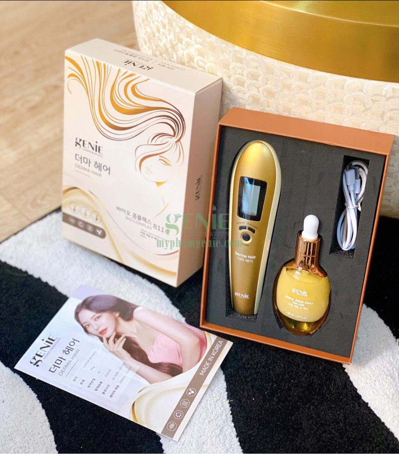 Lược Kích Thích Mọc Tóc Laser Derma Hair ( Tặng Kèm Serum Dưỡng Tóc)