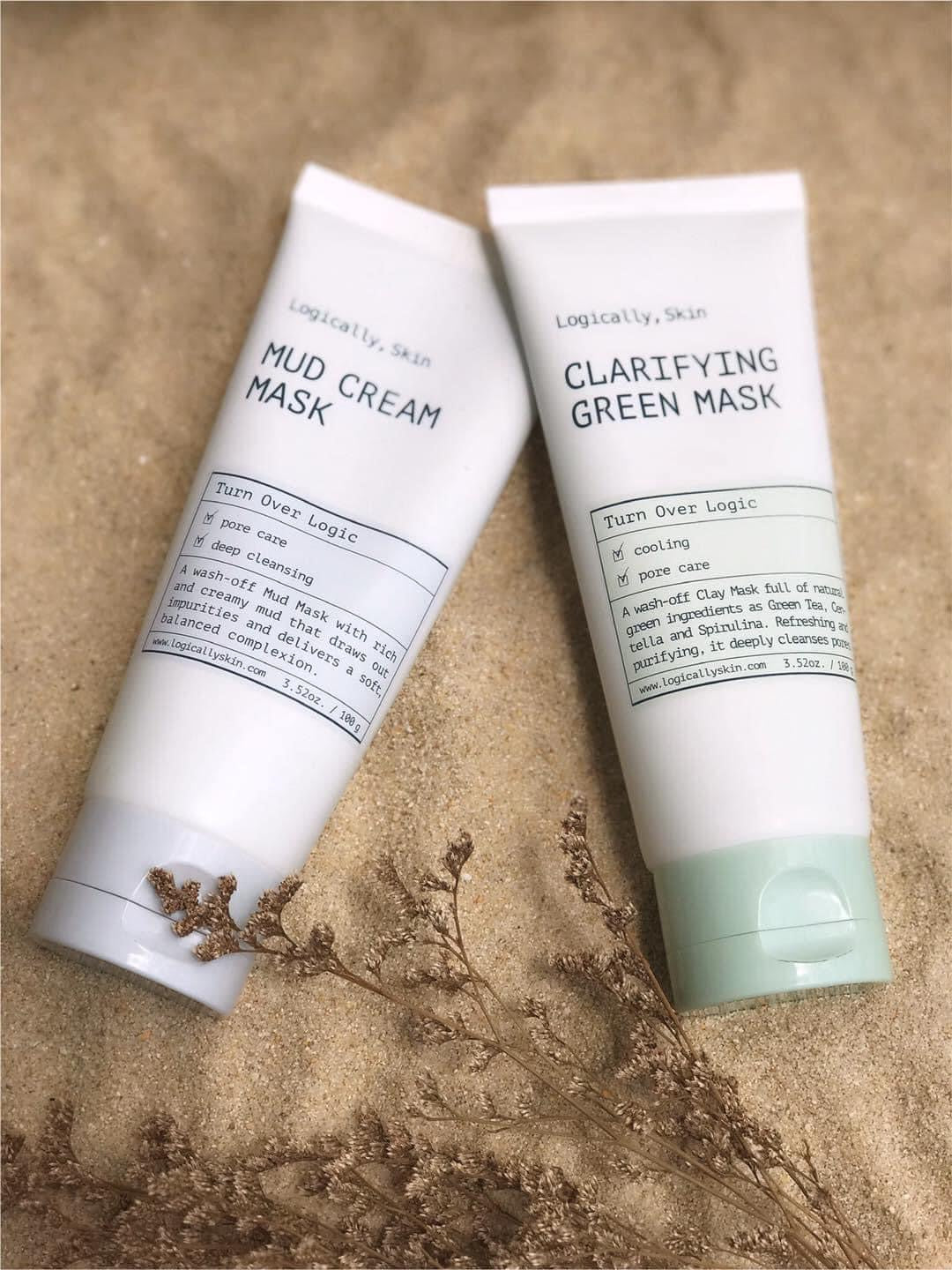 Logically Skin Clarifying Green Mask- Mud Cream Mask