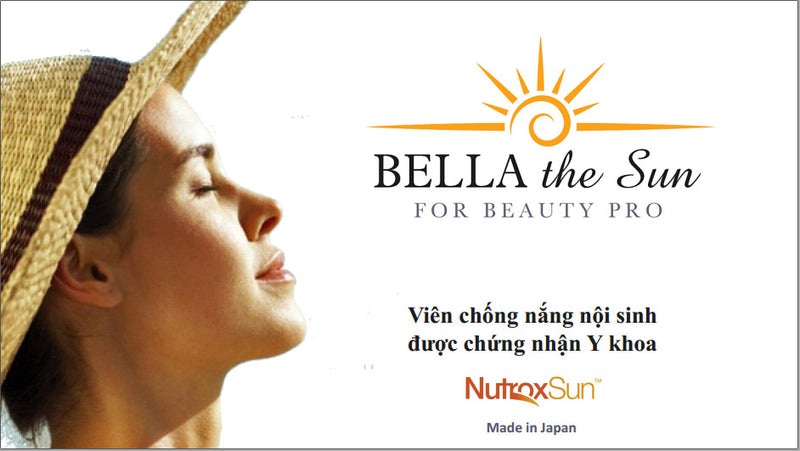 Bella The Sun sunscreen & brightening pill made in Japan
