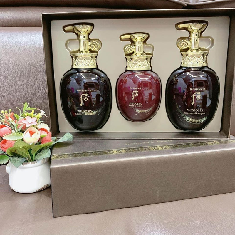 [The History of Whoo] Whoo SPA Hair 3pcs Special Set Shampoo & Conditioner 