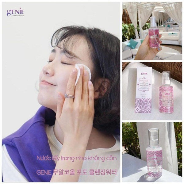 Genie Refreshing Time Cleansing Water - Make up Remover