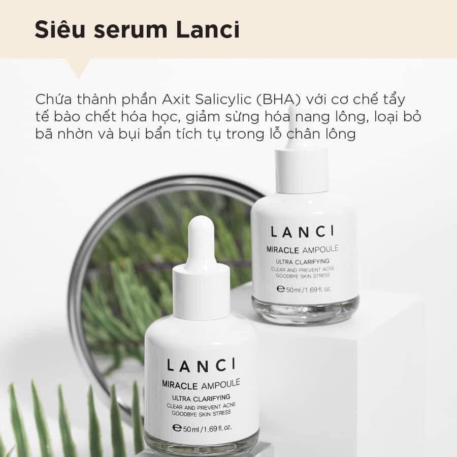 Siêu Serum Lanci Miracle Ampoule - Dưỡng ẩm, giúp làn da sáng khỏe đều màu