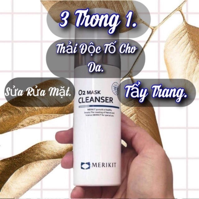 Mặt nạ thải độc O2 Mask Cleanser Merikit