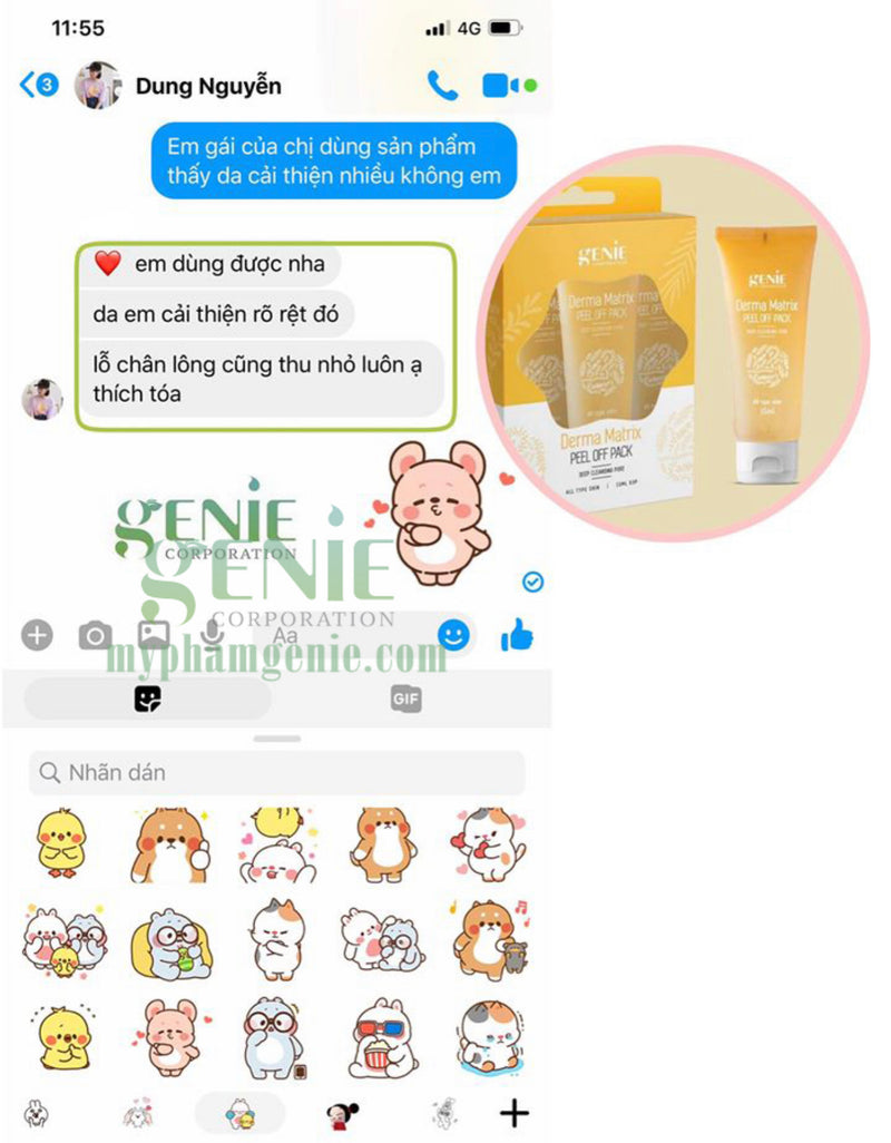 GENIE Derma Matrix Peel Off Pack