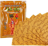 Gold Ginseng Hot Pack Pad Patch Sheet Tape Pain Relief 1PACK(25ea) - Vt Glamour