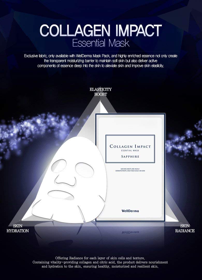 Mặt Nạ Dưỡng Ẩm Làm Dịu Da Wellderma Collagen Impact Essential Mask