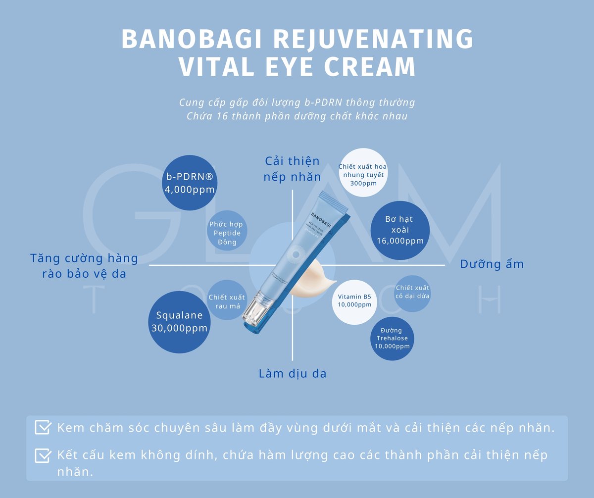 Kem Dưỡng Trẻ Hóa Vùng Mắt REJUVENATING VITAL EYE CREAM