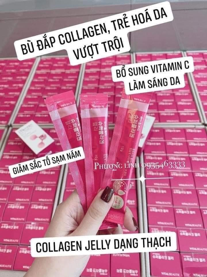 VB collagen dạng thạch Super Collagen Jelly - Vt Glamour