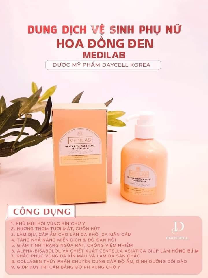MEDILAB Black Rose Inner Blanc Feminine Wash