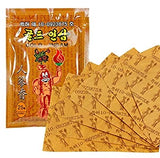 Gold Ginseng Hot Pack Pad Patch Sheet Tape Pain Relief 1PACK(25ea) - Vt Glamour